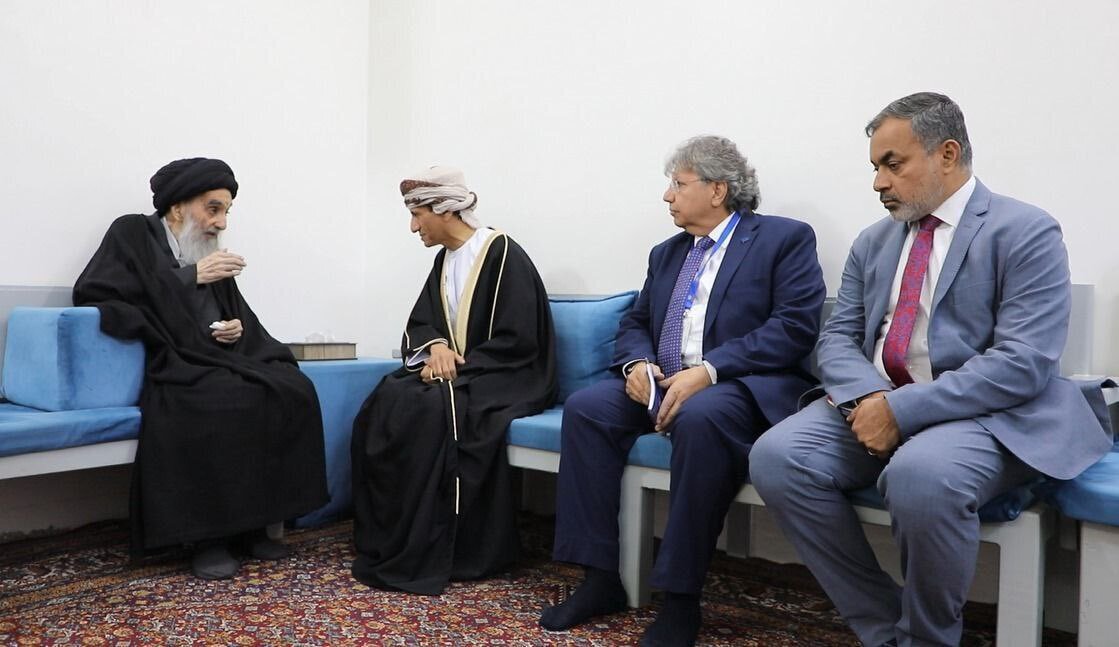 جدیدترین عکس آیت الله سیستانی