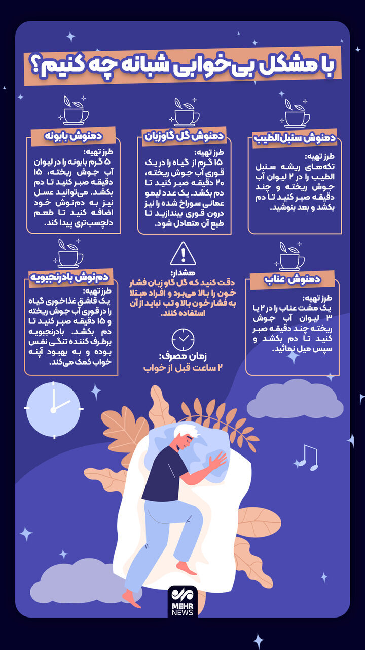 با شب بی خوابی چه باید کرد؟